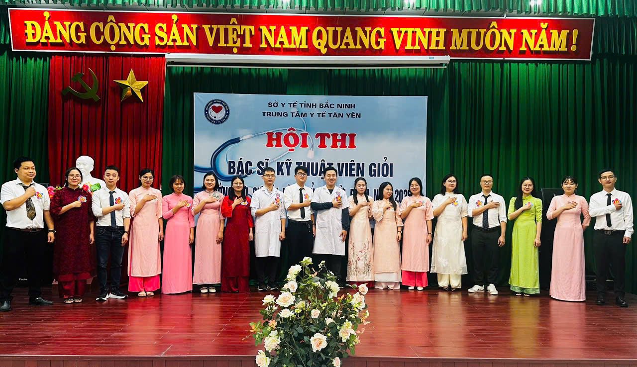 TTYT Tân Yên tổ chức Hội thi “Bác sĩ, kỹ thuật viên giỏi, hướng tới sự hài lòng của người bệnh” năm 2025