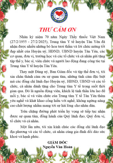 Thư cảm ơn